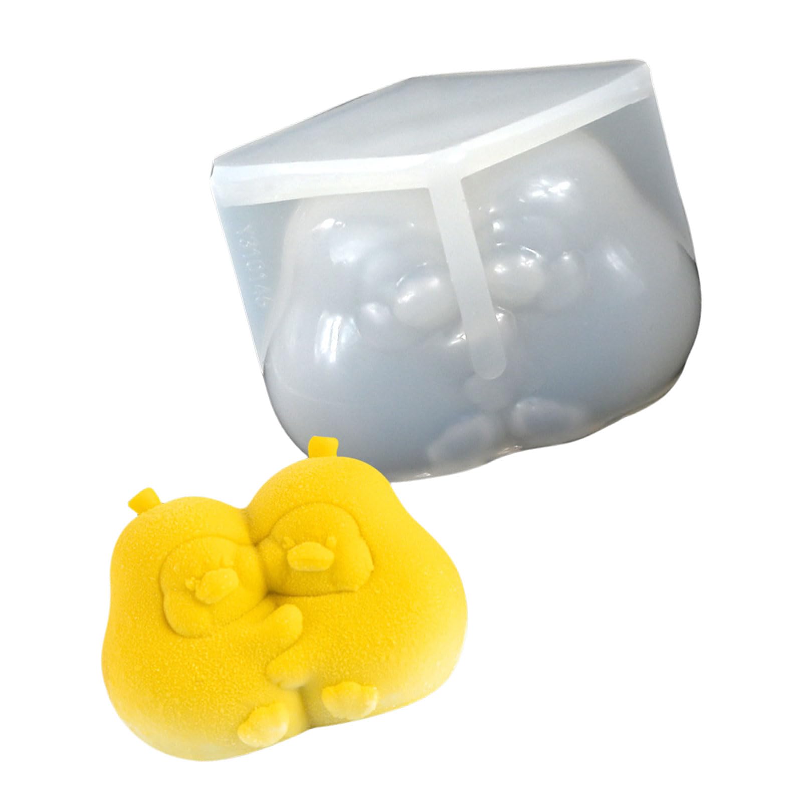 Buxuaaaa Mousses Cake Decorating Molds Silicone Molds Lovely Animals Chocolate Holiday Dessert Cake Baking Tool Nonstick Chocolate Mold Nonstick Baking Tool Easily to Clean