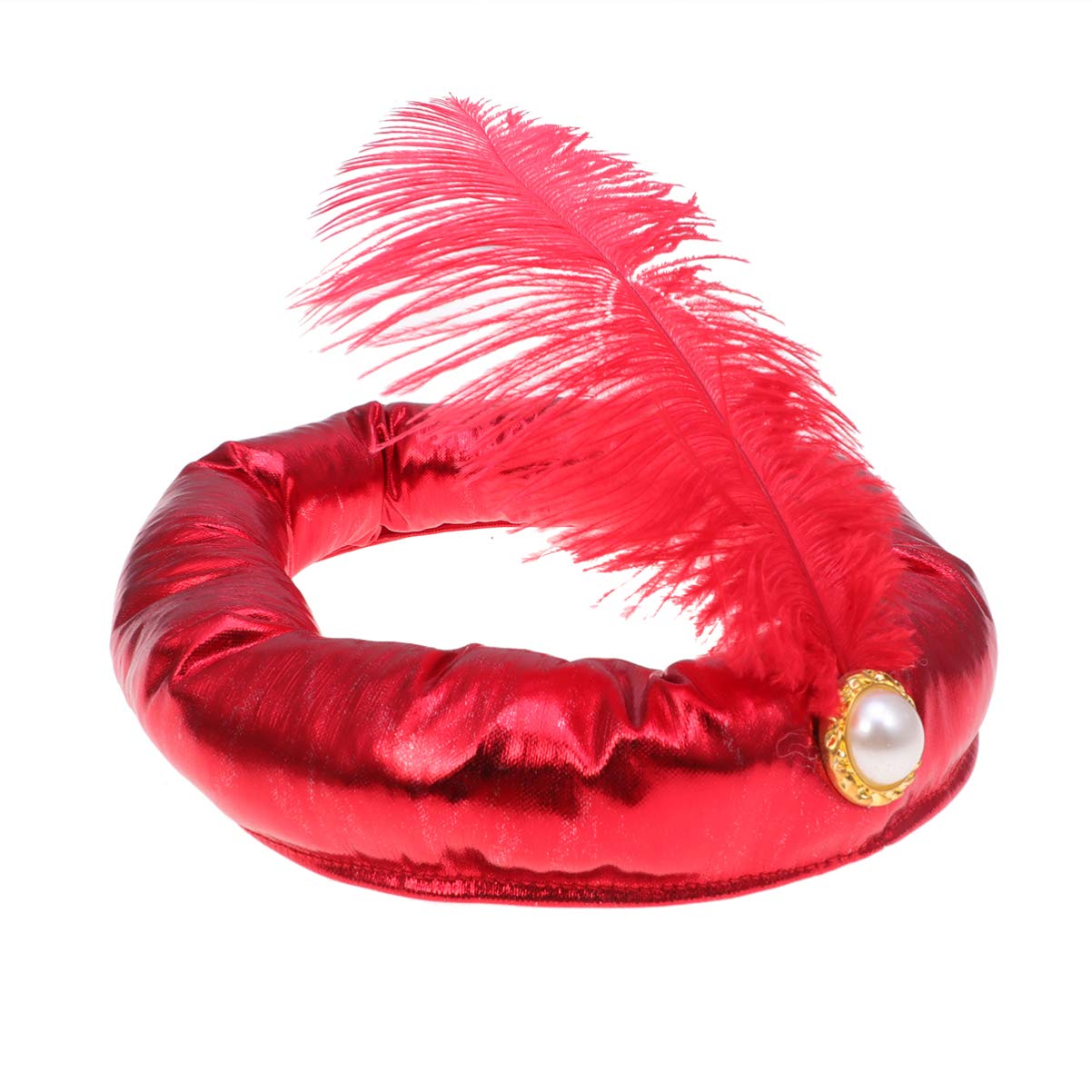 ABOOFANSultan Hat Gold Headachehat Halloween King Turban Sultan Gold Turban Prince with Men Costume Headpiece Golden Prince Kids Hijab Man Egypt Arab