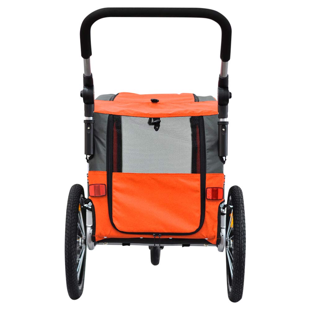 PAPILIOSHOP Zeta – Hundefahrradanhänger und Hundewagen, in 3 Größen erhältlich, für Hunde, Katzen und Haustiere, Stabil, Komfortabel und Praktisch