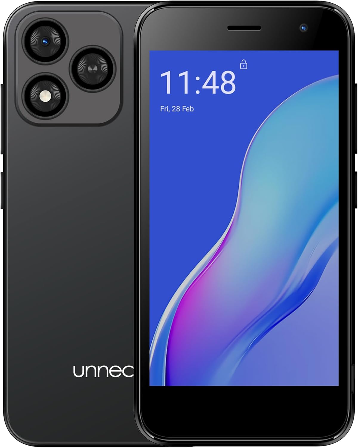 Bolt 1 | Dual SIM | Unlocked Smartphone | Android 14 (Go Edition) | 2 Day Battery | 5.0” FWVGA Display | 2GB RAM | 32GB Storage | 5MP Camera | Black - Image 1 of 9