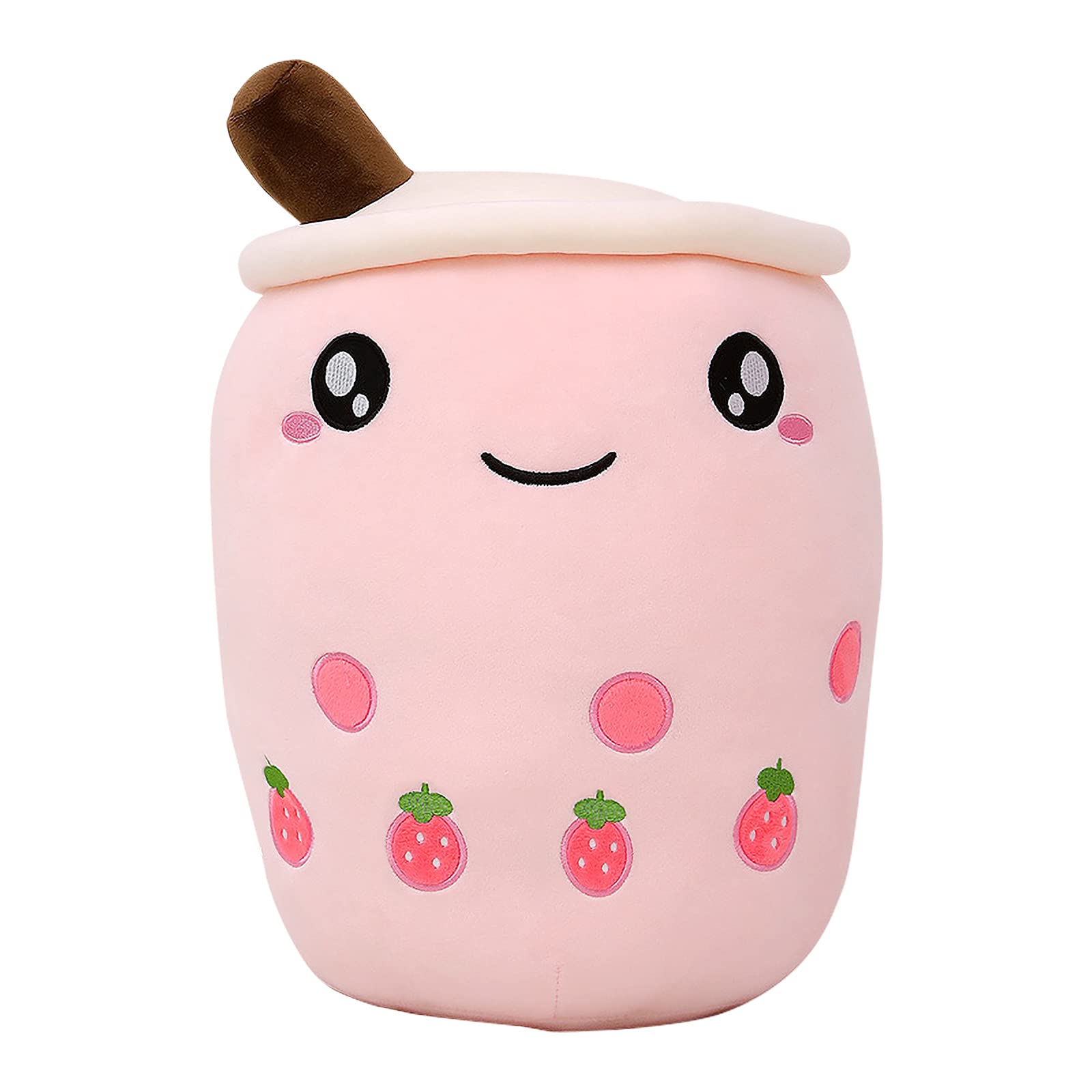 JUBAOPON Boba Plush Bubble Tea Plush Boba Milk Tea Plushie Pillow Cute Stuffed Plush Toy Gift for Ki