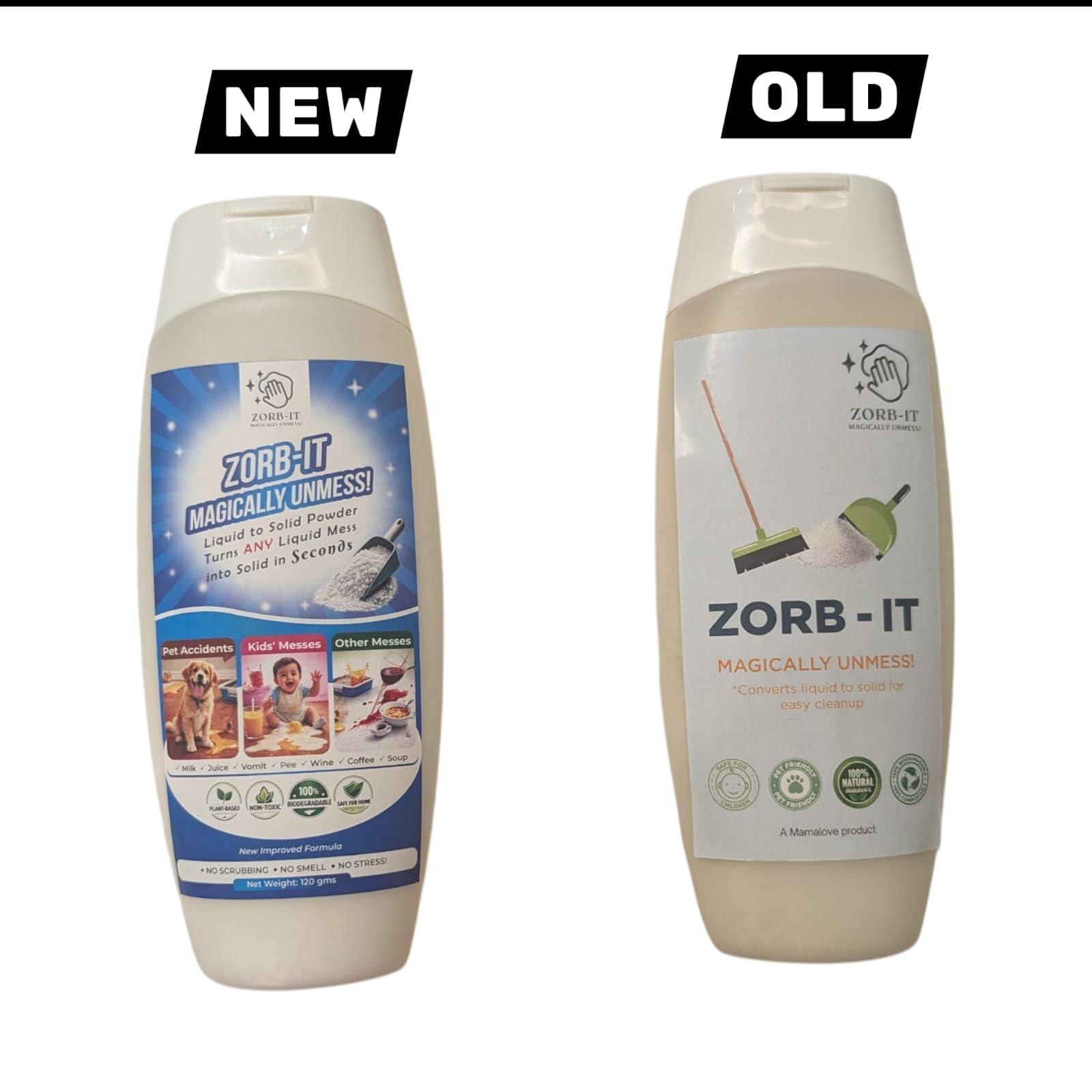 Zorbit Magically Liquid Absorbent Powder | Turns Liquid to Solid - 120g 3