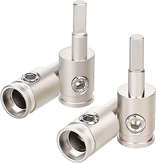 Hromee Amp Input Reducer 4 Gauge to 8 Gauge Car Stereo Audio AWG Pin Power Ground Wire Reducer 4 Pack