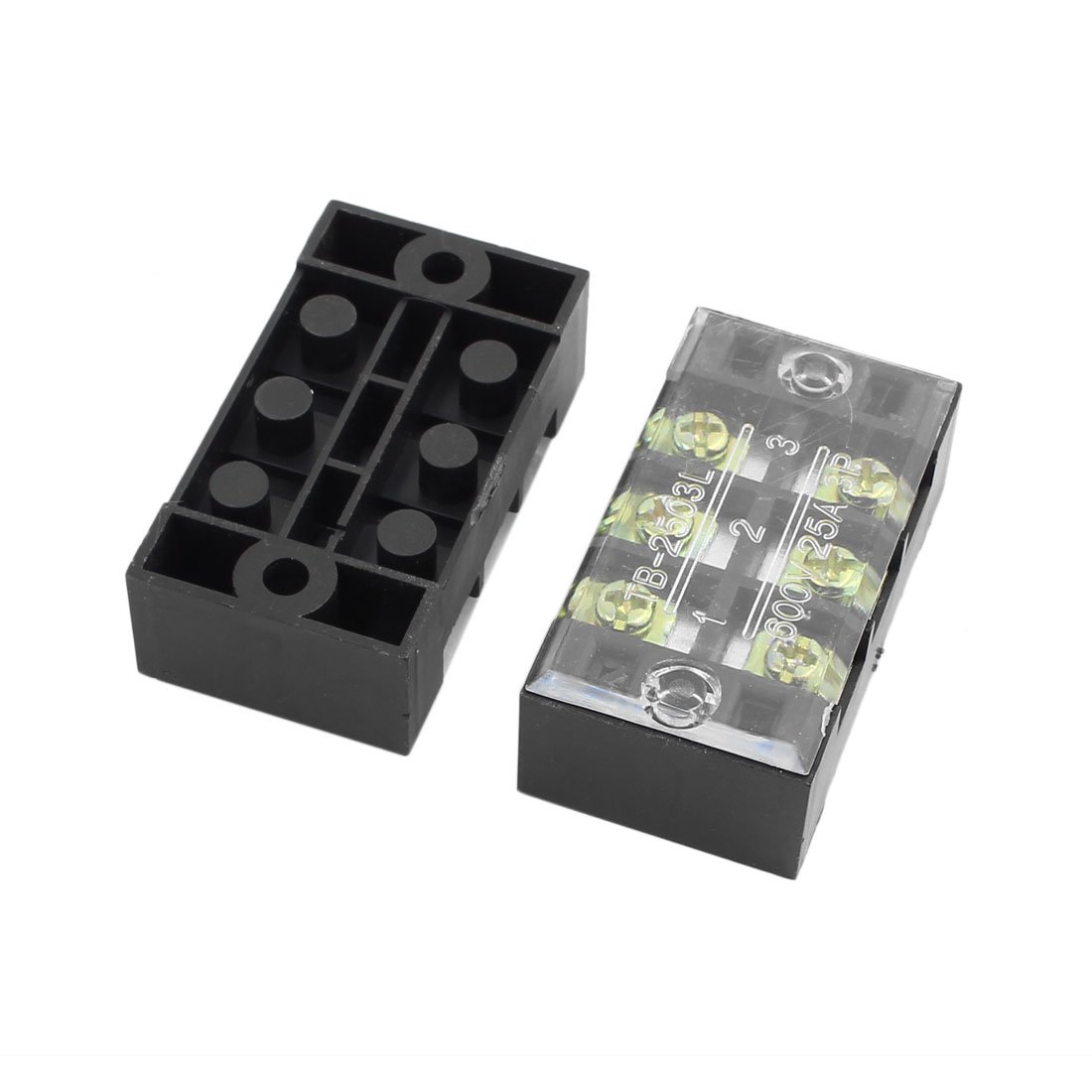 Amazon.com: Aexit 10Pcs TB-2503 Terminal Blocks 600V 25A 3P