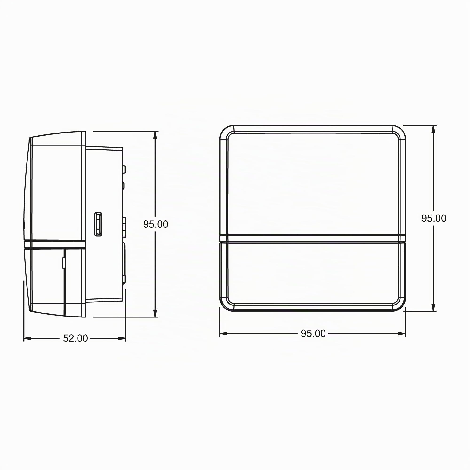 Theben 1010101 TECTA D180 AN Bewegungsmelder PIR 180° 14 m für Wand außen