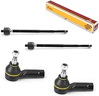 Vista 138 de Metrix Premium Chassis Parts - Kit de 4 piezas de extremos de barra de acoplamiento frontal exterior e interior compatible con Nissan Pathfinder