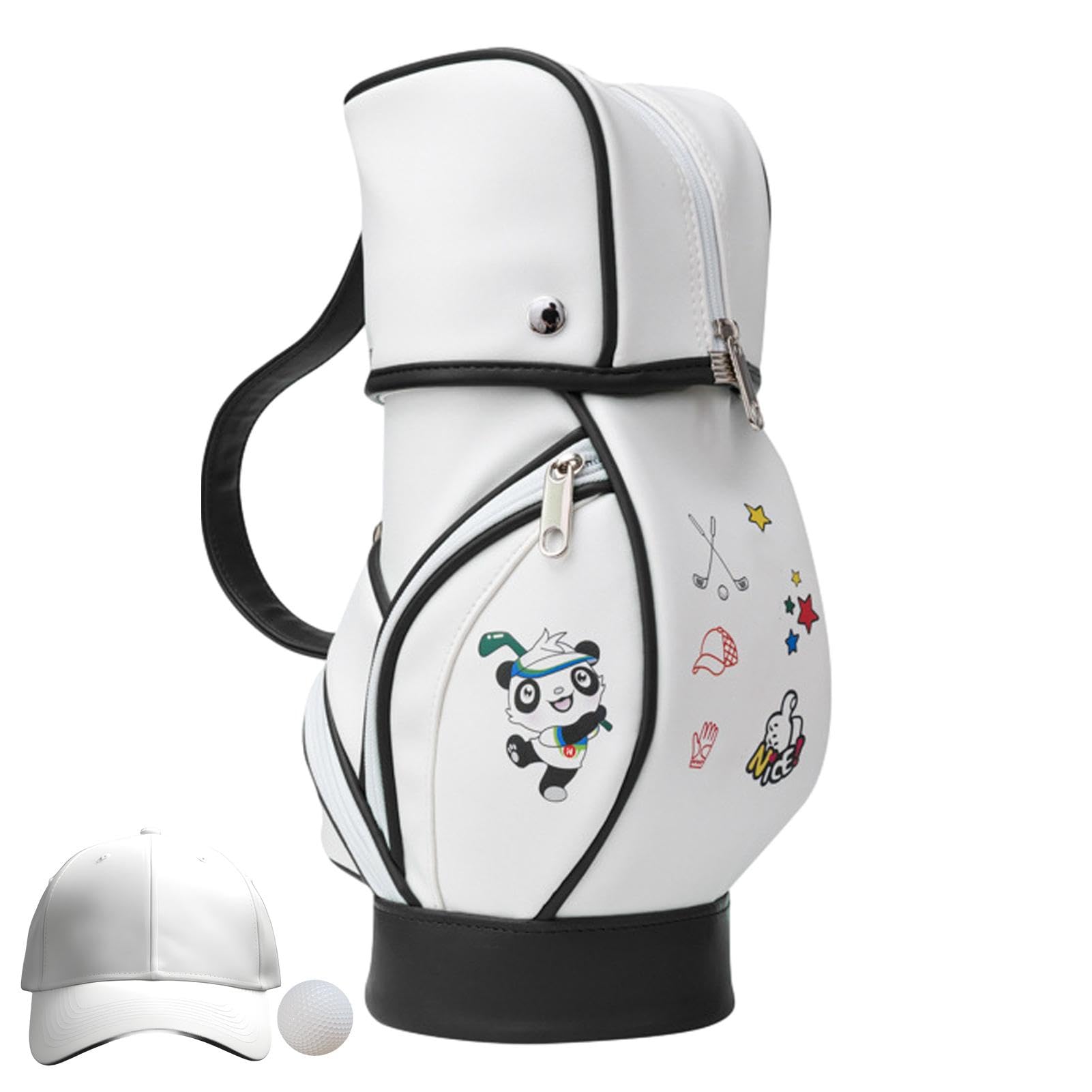 Golftaschen – Damen Golfball-Aufbewahrungstasche, niedlicher Panda
