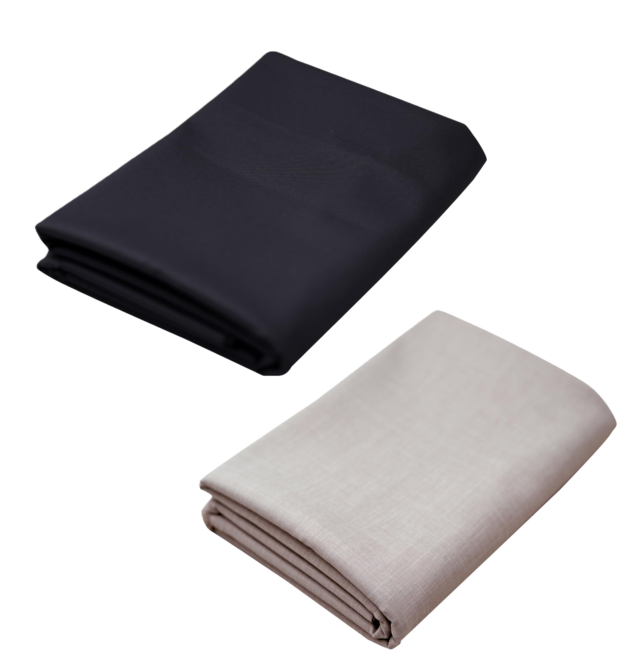Men's Cotton Lycra Blend Formal Trouser Fabric, 1.3 Metre Cut, Pack of 2, Regular Fit-picture-37