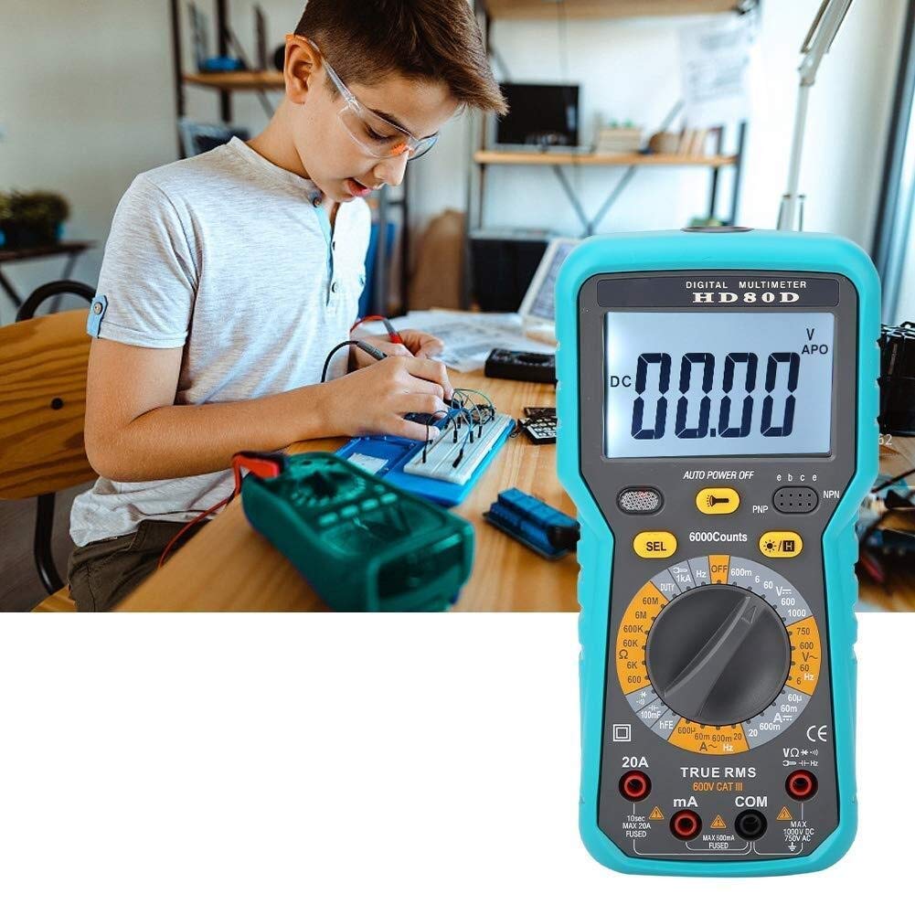 Buy SHCHEN Digital Multimeter, HD80D 6000 Counts Volt Meter Manual
