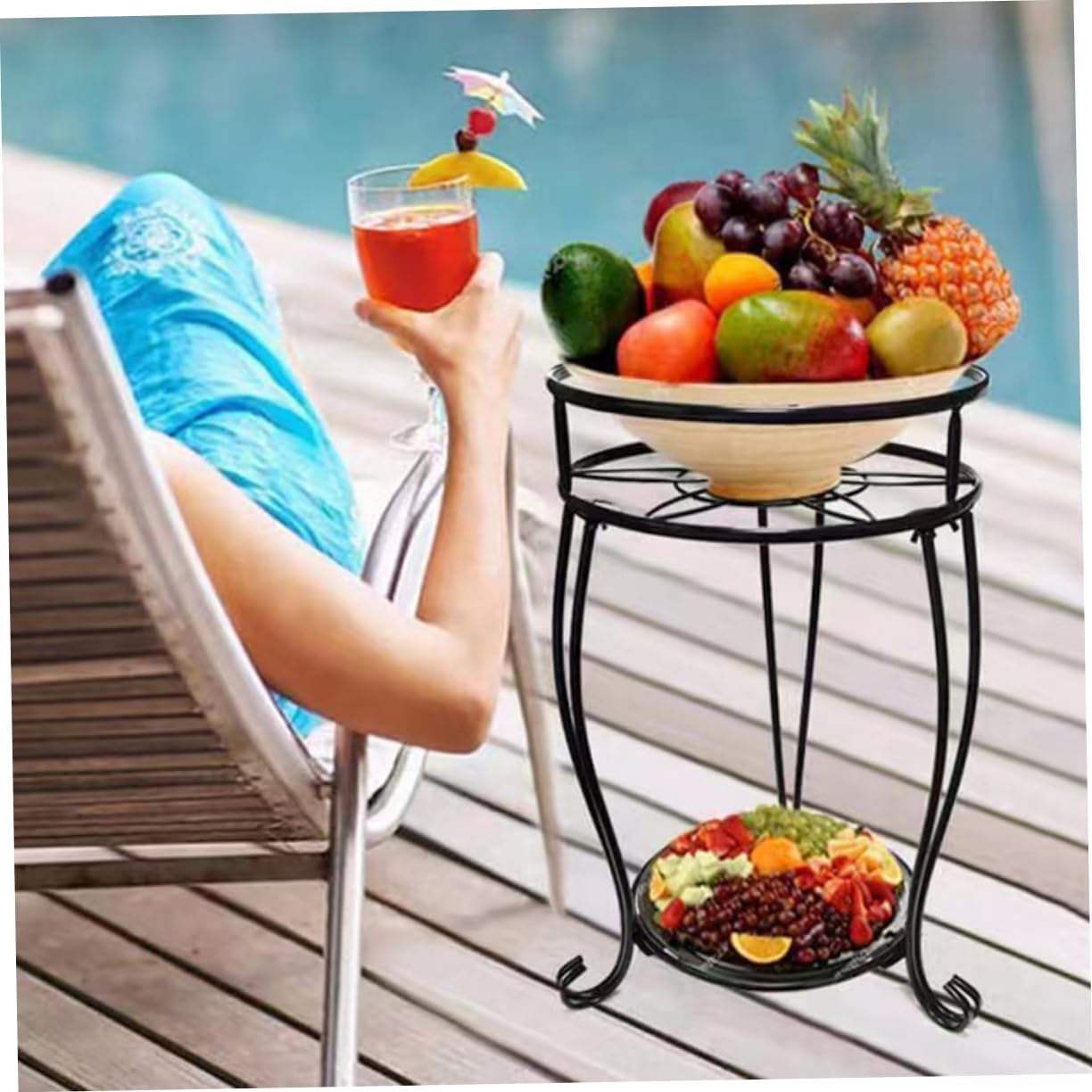 Metal Plant Stand Flower Pot Rack for Indoor Use Sturdy Holder for Home Decoration Elegant Corner Display for Potted Plants for Garden and Patio