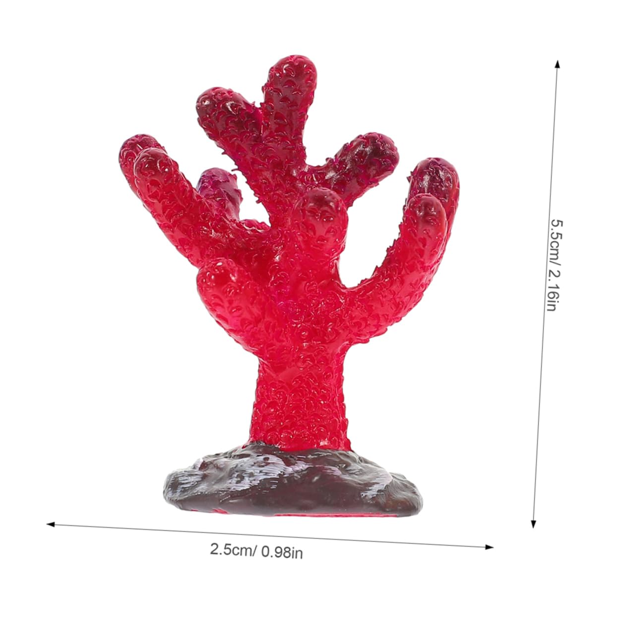 Mikikit 10Pcs Artificial Coral Plant for Aquarium Landscaping Vibrant Resin Fish Tank Accessories for Freshwater Saltwater Decor Coral Reef Decorations