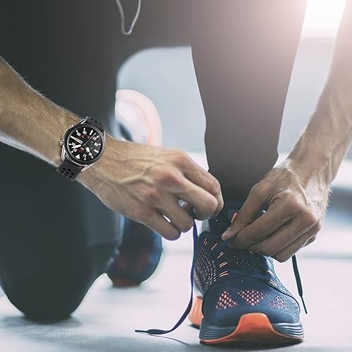 Miniatura 7 de Compatible con Samsung Watch 3 Band de 1.57 pulgadasGalaxy Watch de 1.65 pulgadasGear S3 FrontierClassic Watch, correa de reloj de 0.866 in, correa