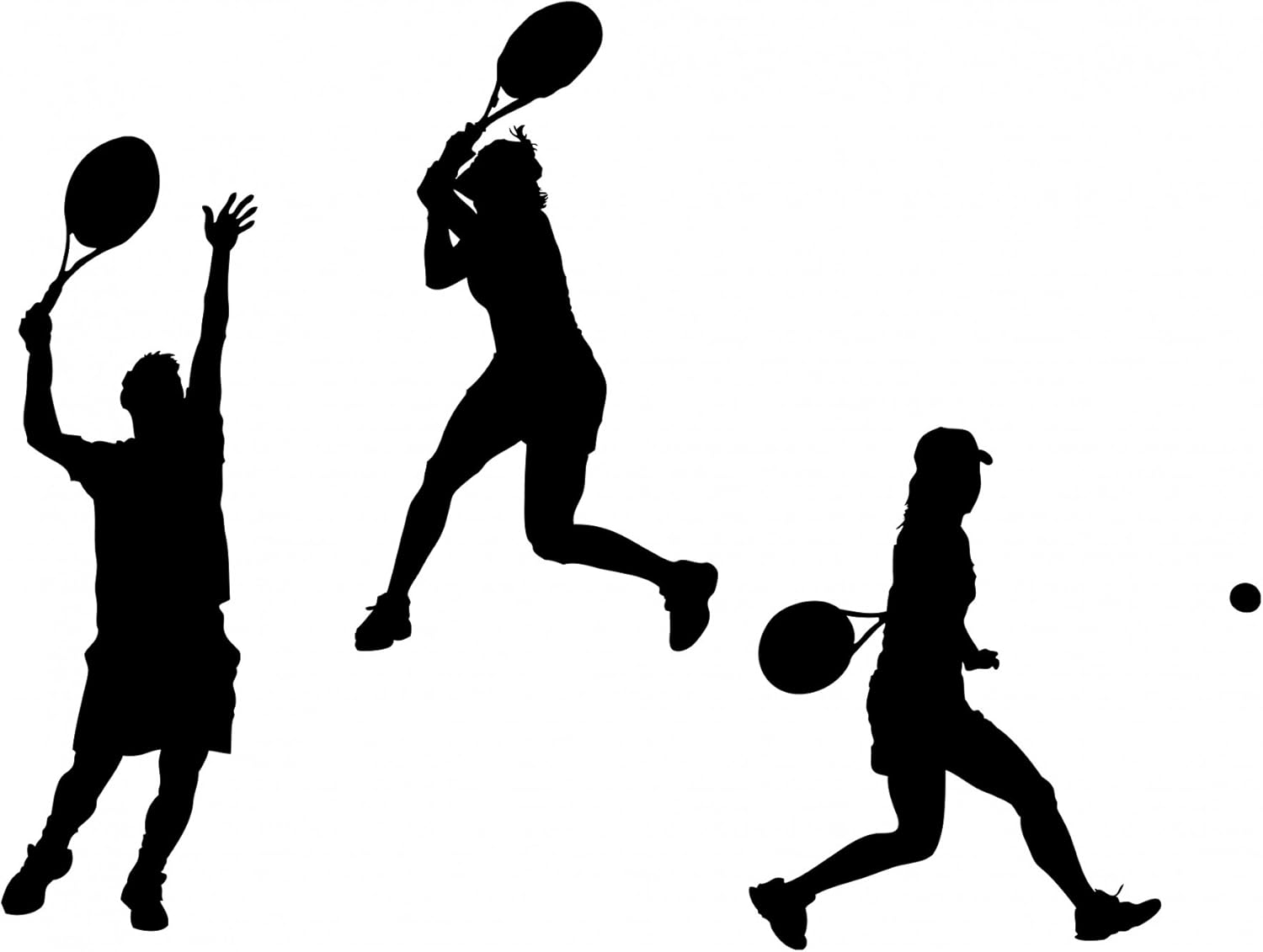 Amazon ラミネート加工ポスターテニス選手シルエットイラストポスタープリント24 X 36 アートフレーム ポスター オンライン通販