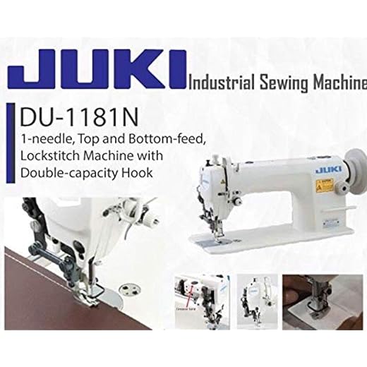 NEW Juki DU-1181 SIngle Needle Walking Foot Complete w/ K.D. Stand & Servo Motor