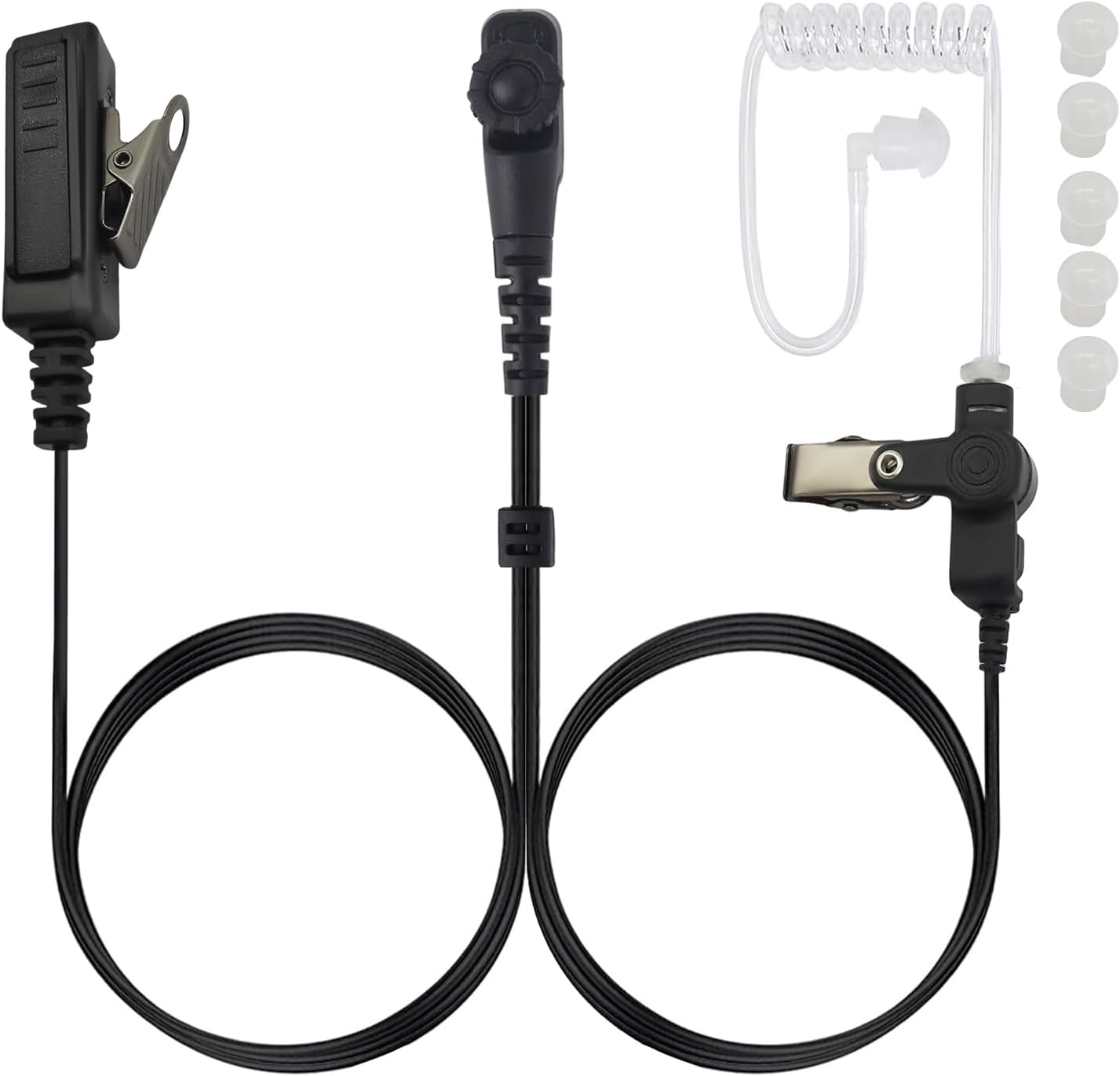 FBI Acoustic Tube Earpiece FBI Headset Ear Piece Ptt Earphone Headphone Compatible for Hytera Hyt PD702 PD702i PD702G PD702Gi PD780 PD782 PD782i PD782g PD708 PD788 PD700 PT580H PT580