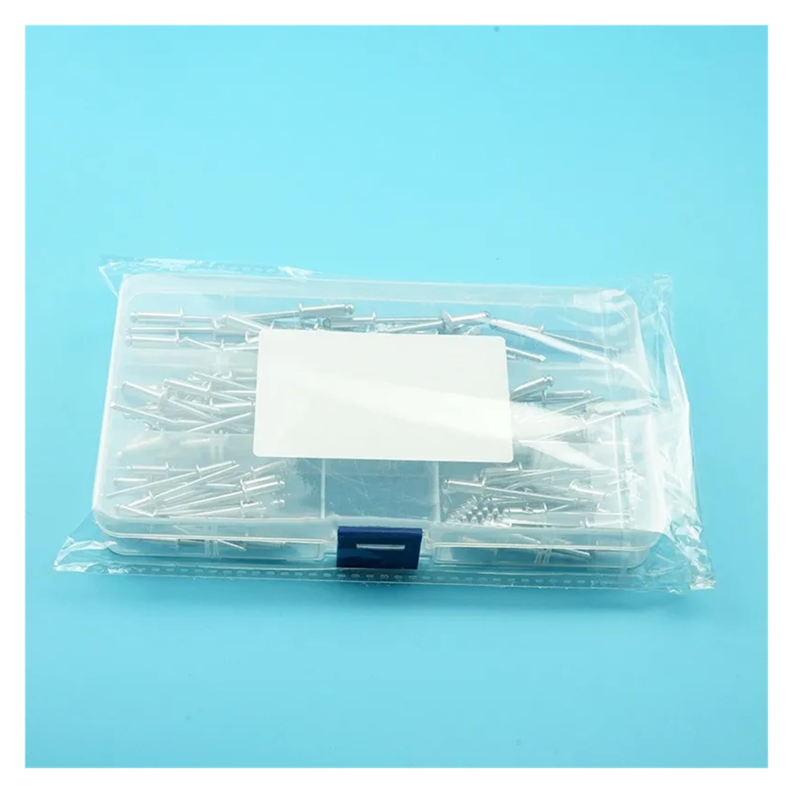 Remache ciego de aluminio M3.2M4M4.8, decoración, juego de clavos con remaches for muebles, Kit surtido de cabeza redonda, remache ciego hueco Pop, 100 Uds.