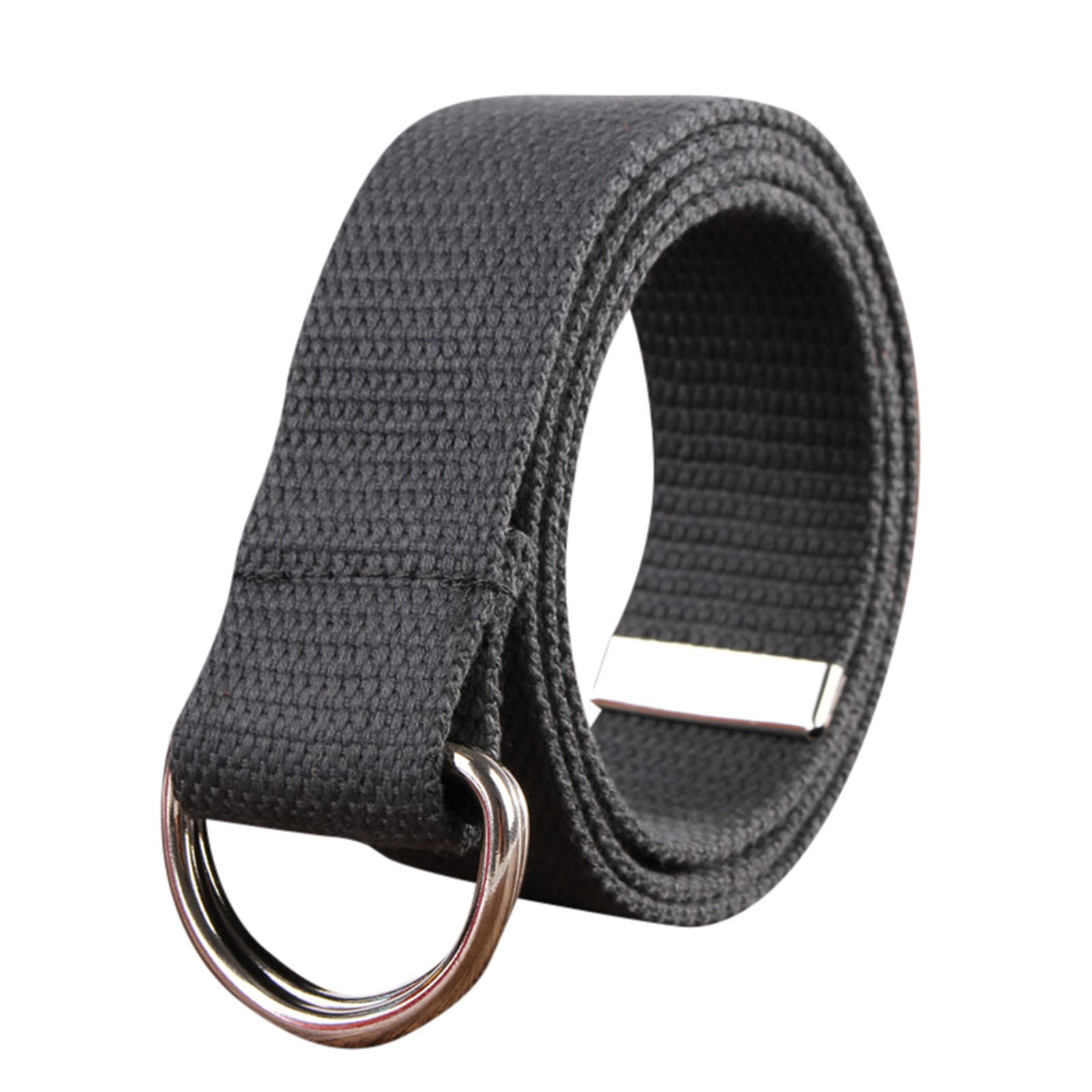 Heavy Duty Buckle Belt Men Women Fashion Waist Belt Narrow Stretch Dress Belt Pants Belt Buckle Canvas Waistband Neon