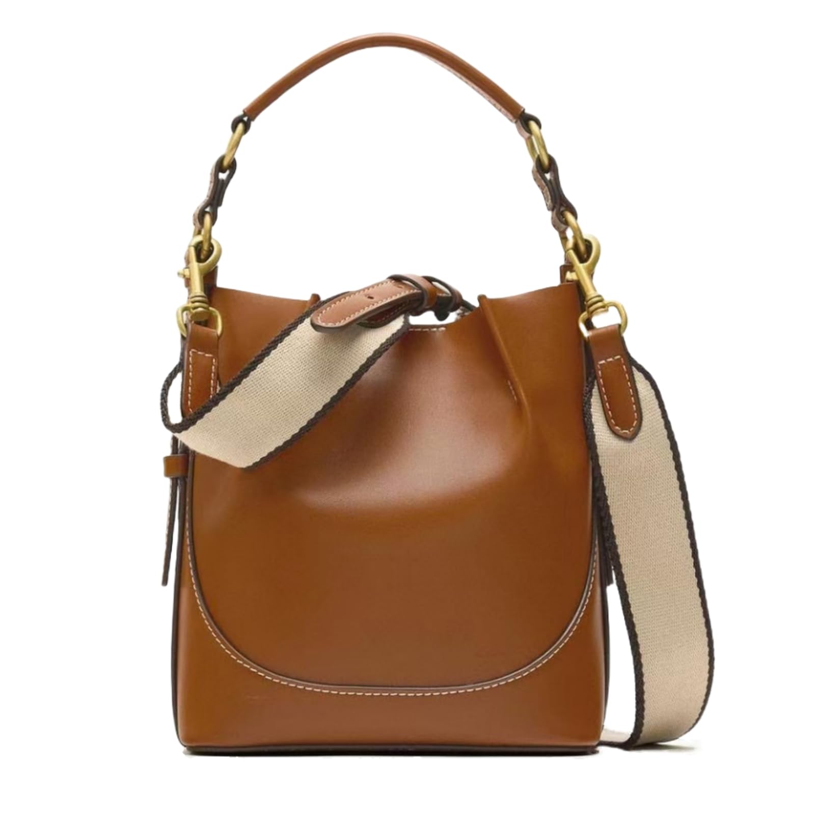 CroerBucket Hobo Bag for Women Crossbody Top Handle Purse Designer Shoulder Bag Handbag with 2 Detachable Straps