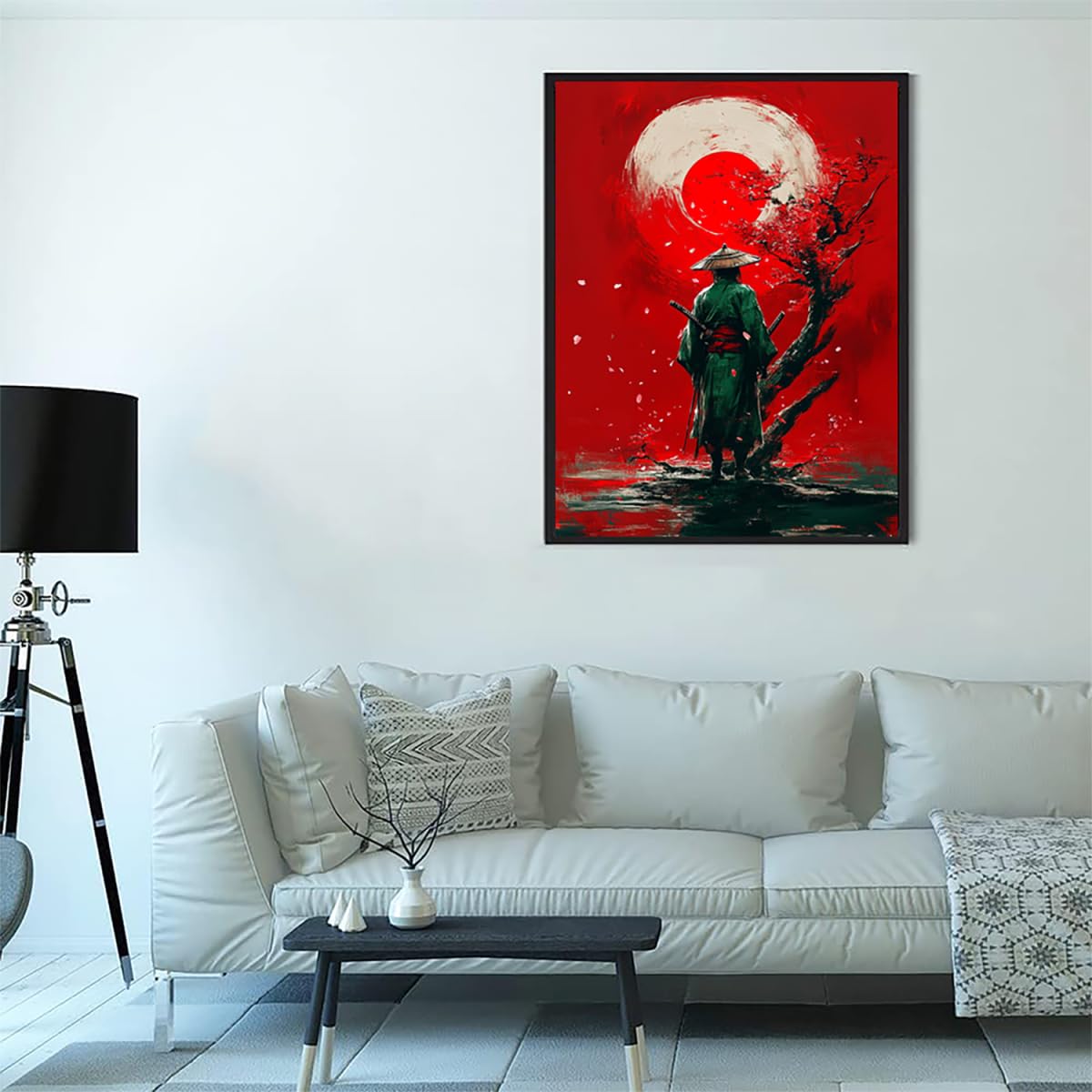 Diamentowe malarstwo japońskie zestawy artystyczne dla dorosłych, wojownik, kryształ, zestaw artystyczny dla dorosłych, dzieci, DIY, 5D, kwadratowe, pełne wiercenie, klejnot, kropki, stras, haft