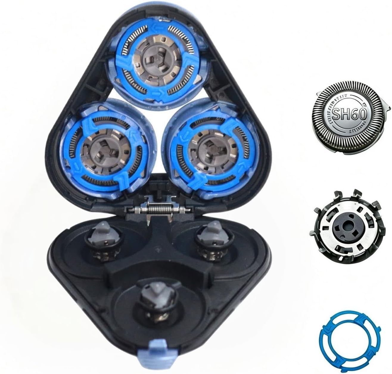 SH60 Replacement Shaver Heads Compatible with Philips Norelco