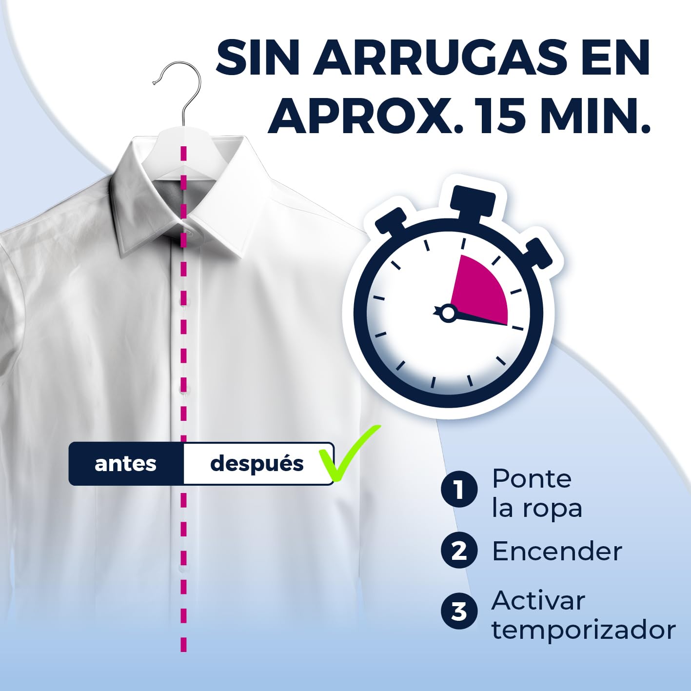 CLEANmaxx Planchado automático de camisas PRO | Sostituisce il ferro da stiro, l'asse da stiro e la vaporiera | Apparecchio per la stiratura di camicie, camicette e T-shirt | Innovativo ed efficiente
