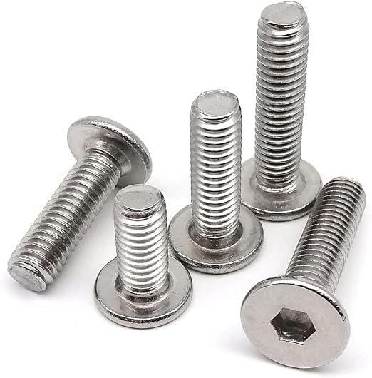 304 Stainless Steel Hex Hexagon Socket Ultra Thin Low Flat