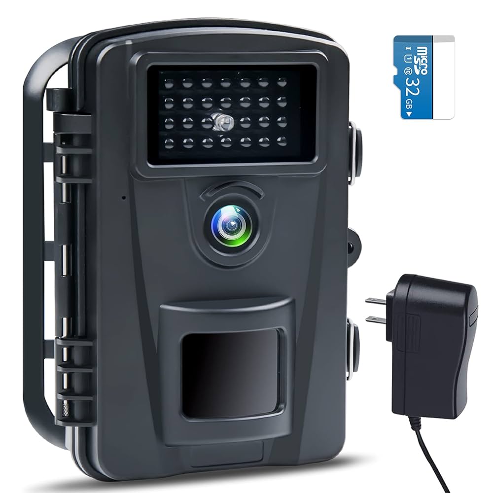トレイルカメラ 電池式 暗視カメラ 動体検知 赤外線人感センサー 屋外 2セット Amazon.co.jp: 防犯カメラ トレイルカメラ 【 ACアダプター付き