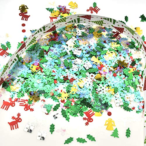 Noël Confettis de Fête Noël Confettis de Table Noël Confettis de Couleur 60G Cover