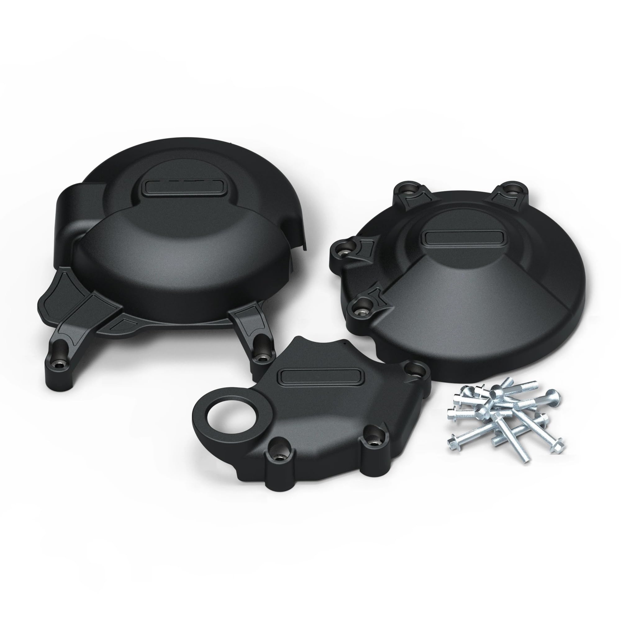 Piastra Paramotore Per Ducati Per Monster 696 796 1100 2008-2015 Copertura Di Protezione Del Motore 695 795 Protezione Del Carter Del Motore Della Motocicletta Paramotore(1 Set-CF)