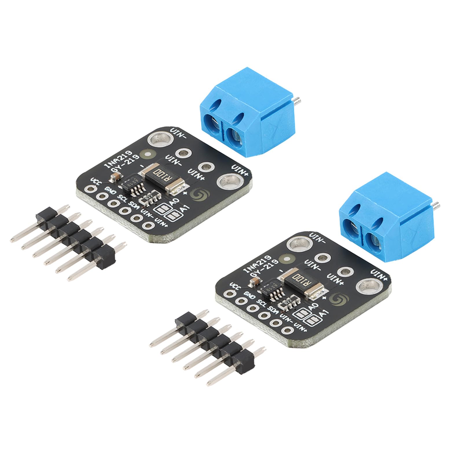 EC Buying INA219 I2C Bi-Directional 2pcs DC Current Power Supply Sensor High Precision Module for Zero Drift/Bidirectional Current/Power Monitoring
