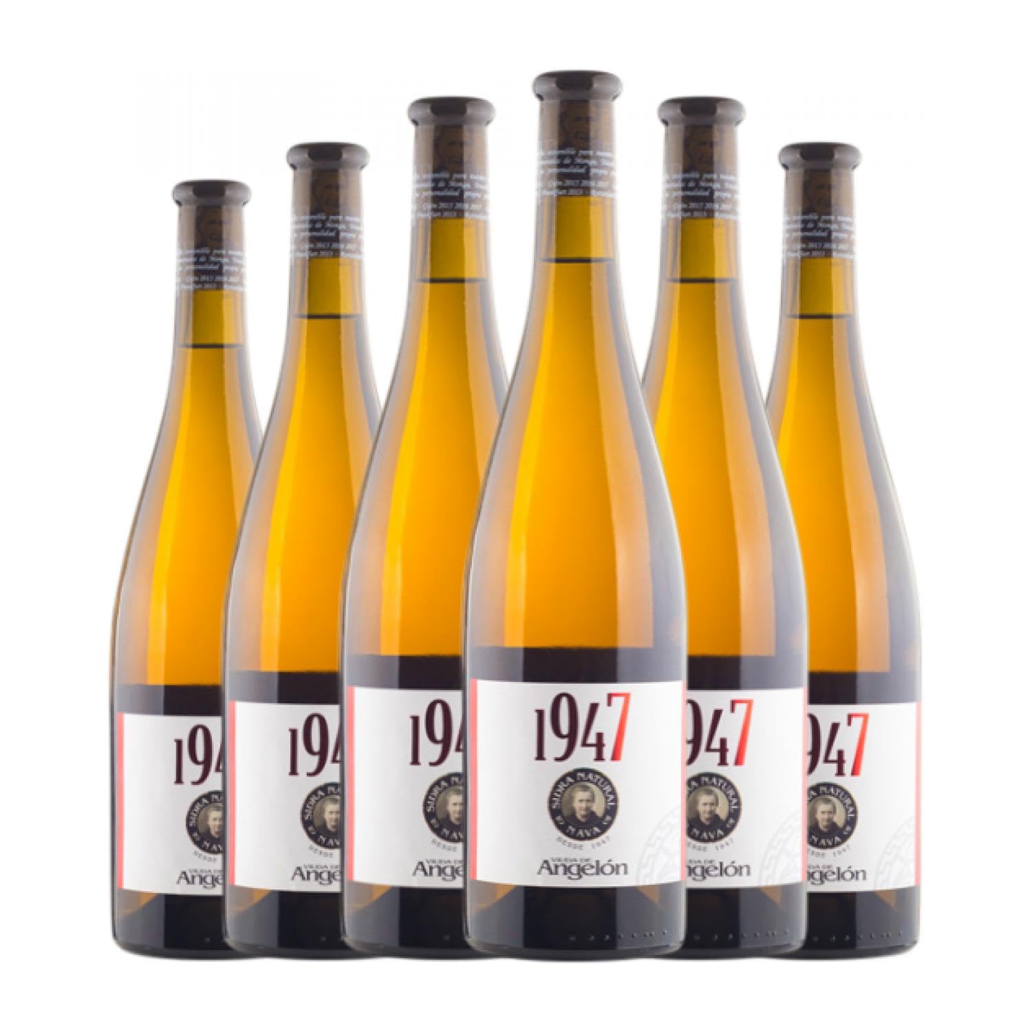 Sidra Viuda de Angelón 1947 Natural Sidra de Asturias 75 cl Caja de 6 Botellas