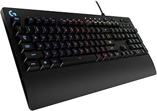 Best Logitech G213 Gaming Keyboard with Dedicated Media Controls, 16.8 Million Lighting Colors Backlit Keys, Spill-Resistant and Durable Design, Black Review 