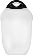 Dexas Tábua de corte Chop & Scoop 16,5 x 26,6 cm, branca com alça preta