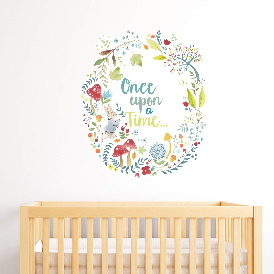 Beautiful Game Official Peter Rabbit Once Upon A Time Wall Sticker Mural PB002 (60cm Height x 50cm Width)