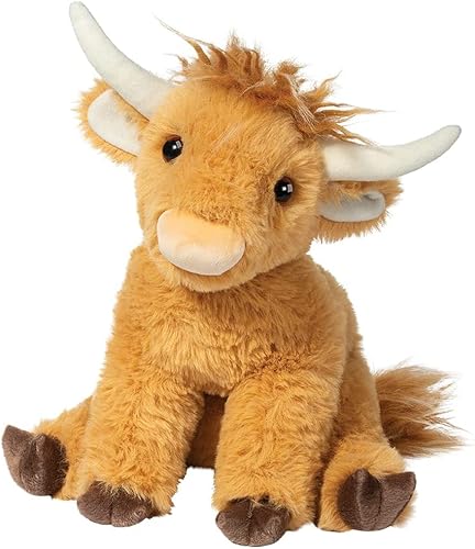 Douglas Peluche de vaca Scottie Highland Cow Softie de 6 pulgadas
