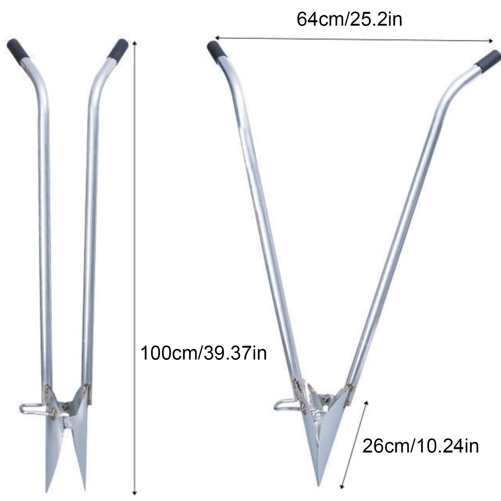 Strumento per piantare piante | per piantare in acciaio | Manico ergonomico da giardino scavatrice forniture per fiori bulbi alberi da frutto