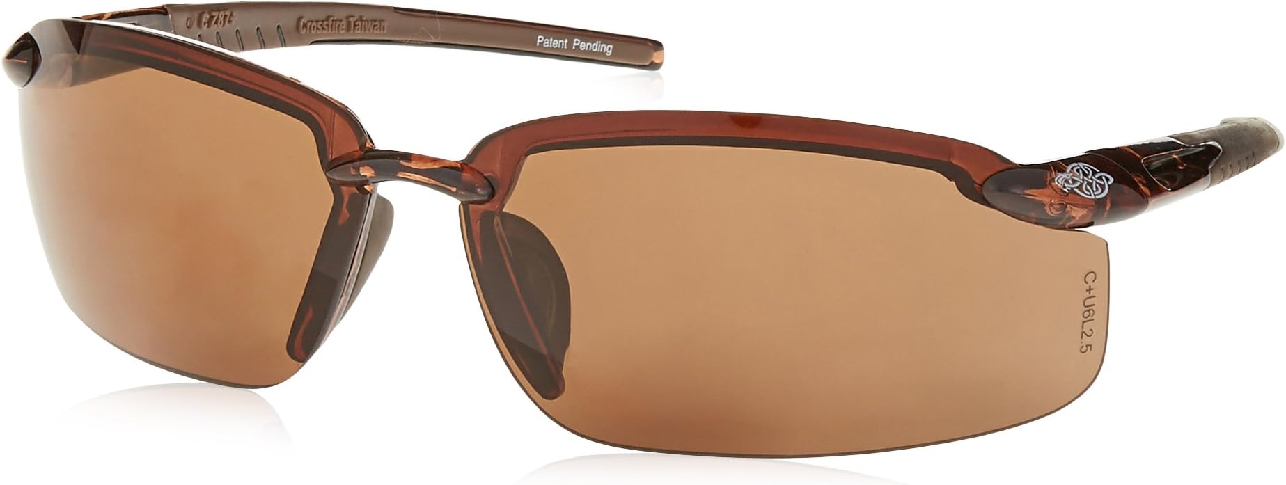 Crossfire ES5 Premium Safety Eyewear, Ultralight Frame and Adjustable Nosepiece