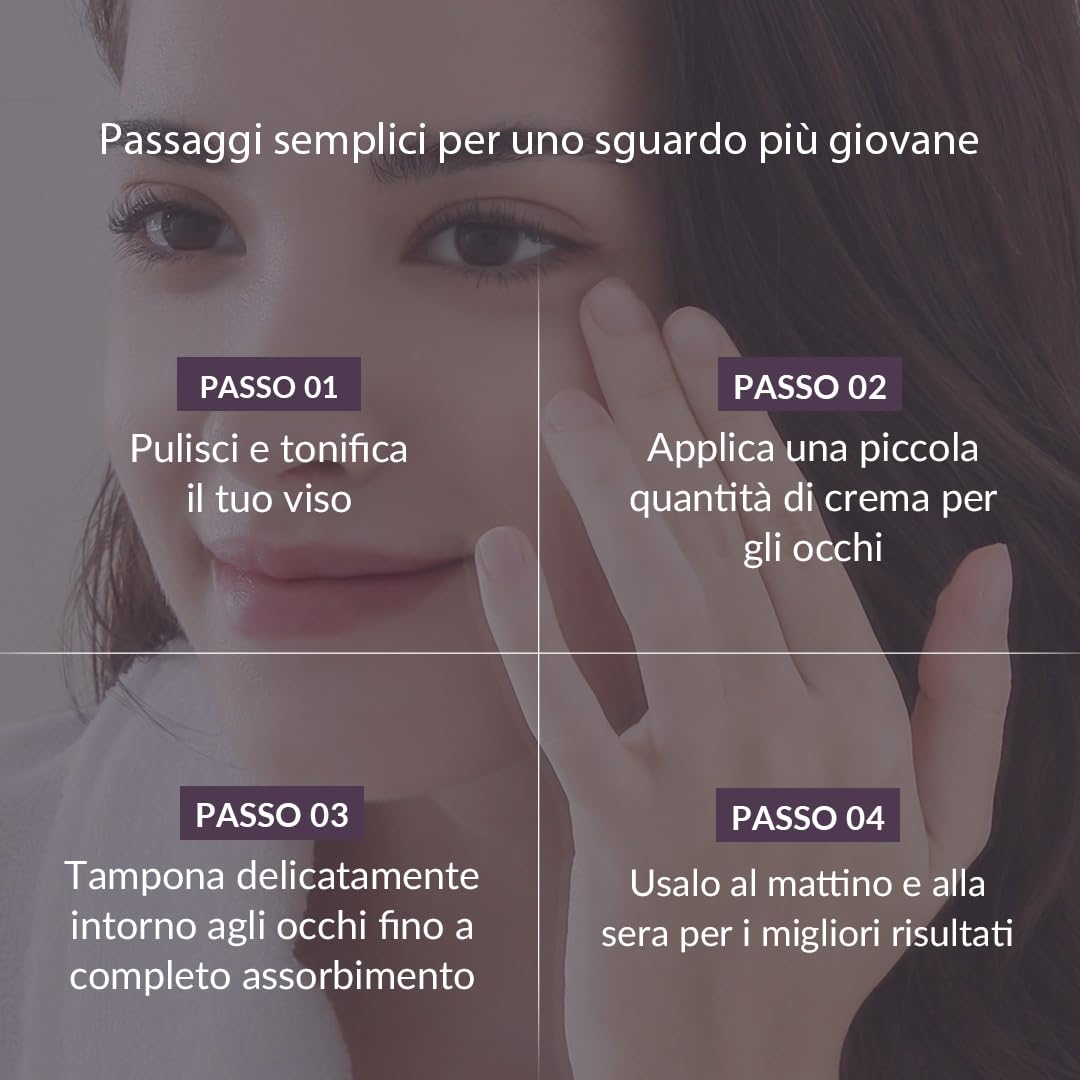 [Mizon] Crema Power Firming al collagene per il contorno occhi (25ml) Collagene marino, antirughe, Elastina Booster, Idratante, Acido Ialuronico (Collagen Power Firming Eye Cream)