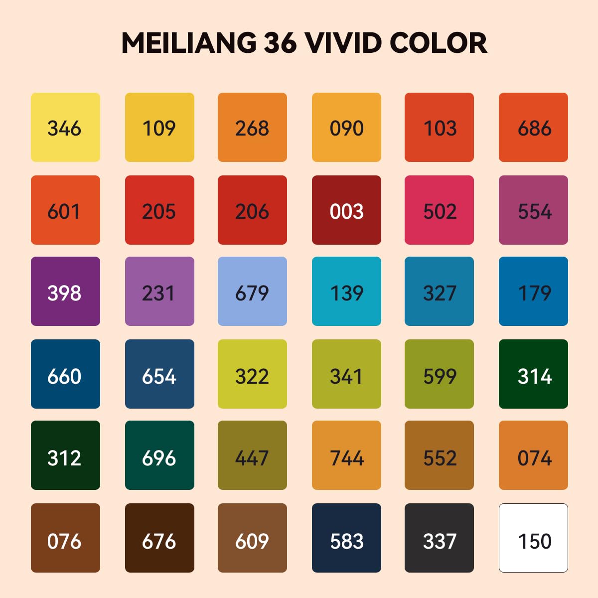 Paul Rubens MeiLiang 48 stuks aquarelverf met warmgeperst aquarelpapier