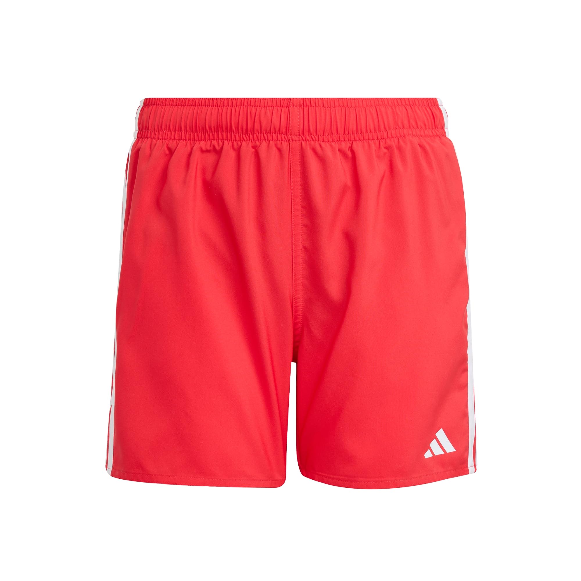 Adidas Boys Rouge Children's Swimming Shorts 3-Stripes