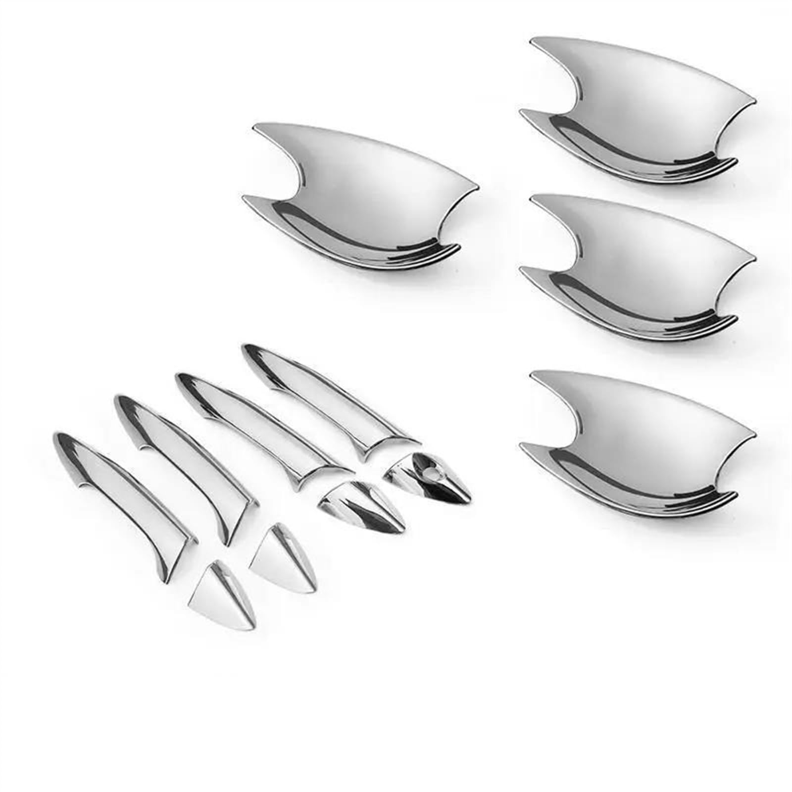 SLIMES Car Styling Stickers for Hyundai for Elantra 2011-2015 2016 Protective Cover Door Handle Outer Bowls Trim Protection(G)