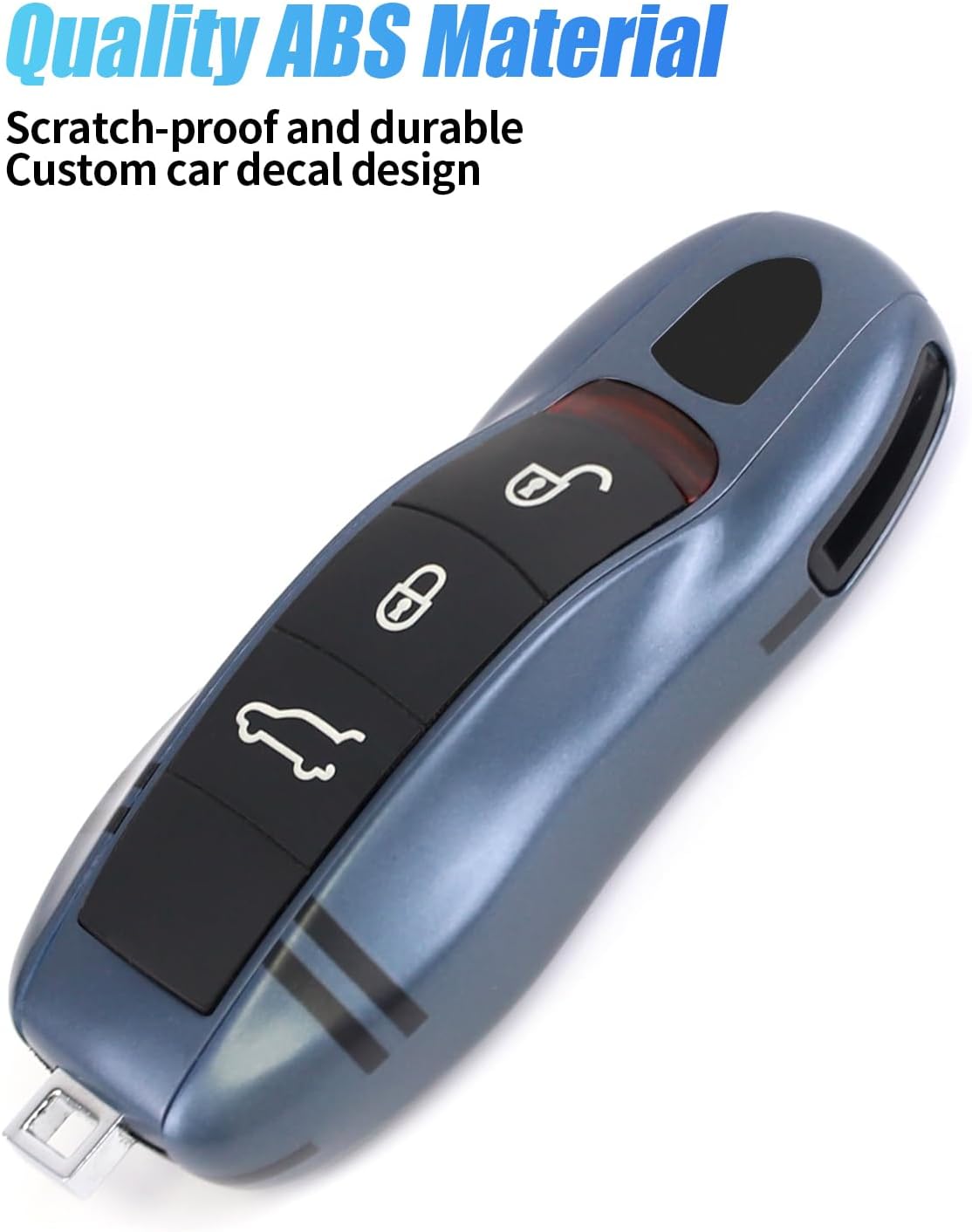 Key Fob Cover for Porsche Macan Panamera 911, Key Chain Keychain Key Cover for Cayenne 718 Cayman Boxster - Image 2