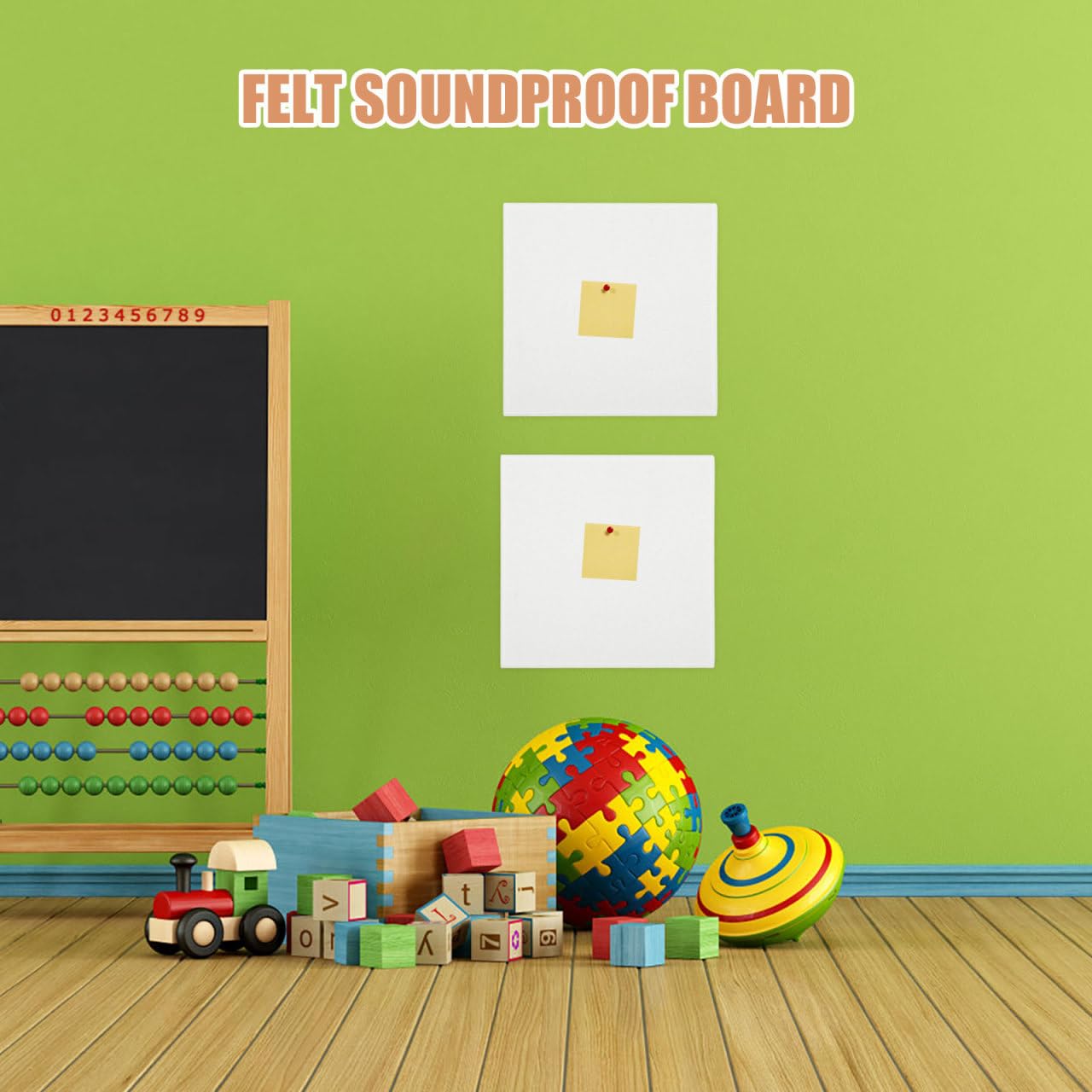 Operitacx 6Er Set Filz Pinnwand 30X30Cm Selbstklebende Akustikplatte Filzbrett Zur Schalldämmung Und Fotoanzeige Für Büro Schule Zuhause Und Dekoration