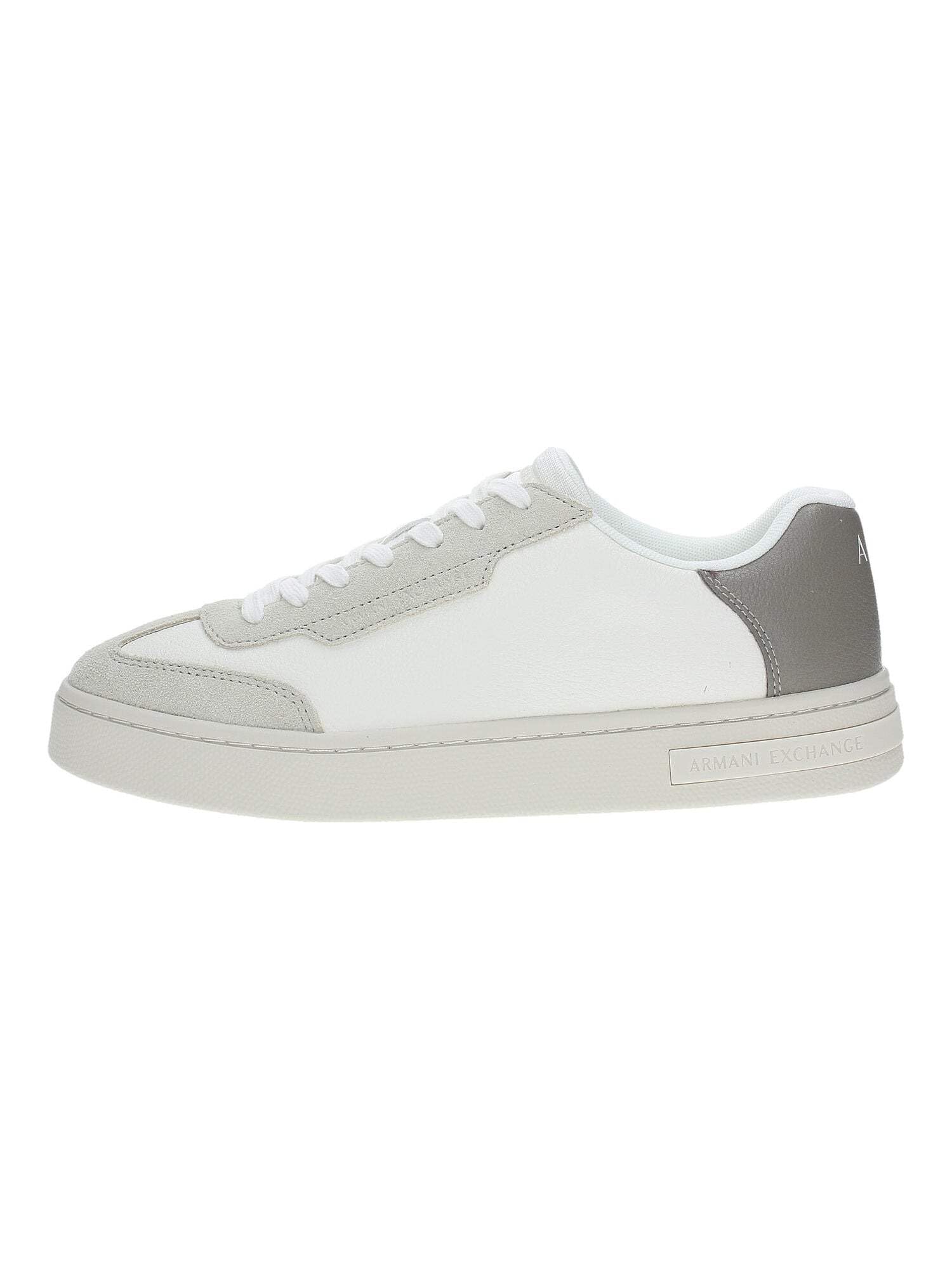 Armani Exchange London, Man Sneaker, Off White+Roasted,