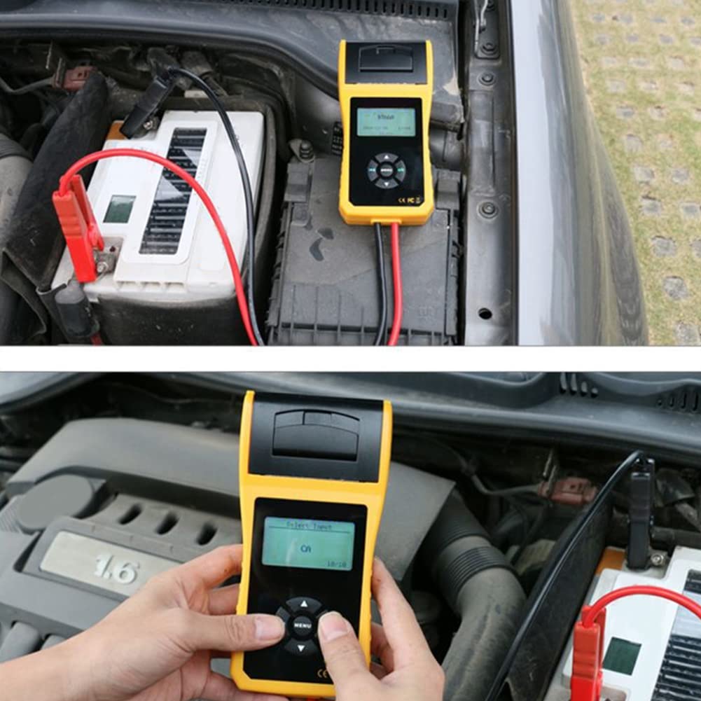 Comprobador de sistemas de batería BT660 Comprobador de conductividad avanzada para baterías de coche de plomo-ácido 12 V (admite chino, inglés, japonés)