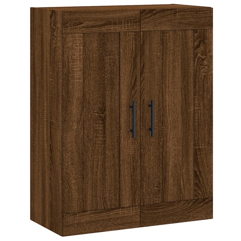 Credenza versatile da parete, 69,5 x 34 x 90 cm, materiale in legno per cucina, soggiorno, soggiorno