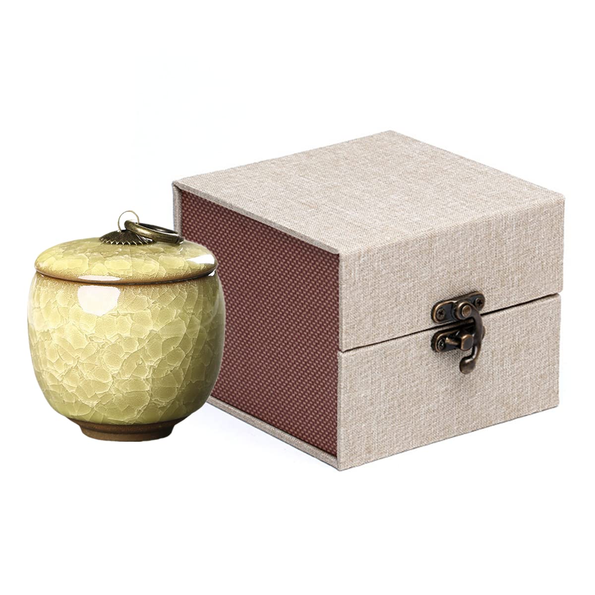 Handicrafted Ceramics Mini Souvenir Urns, Cremation Urns Ceramics Memorial Ashes Urn