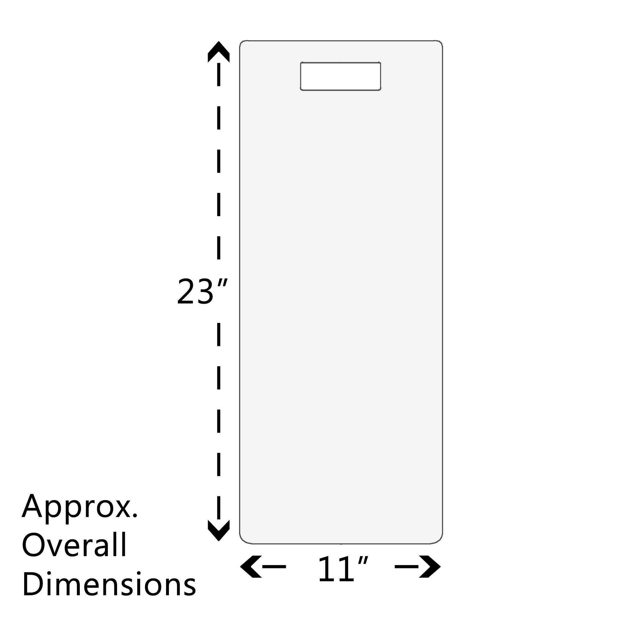 Shirt Folding Board Big and Tall Clear Acrylic 11.5