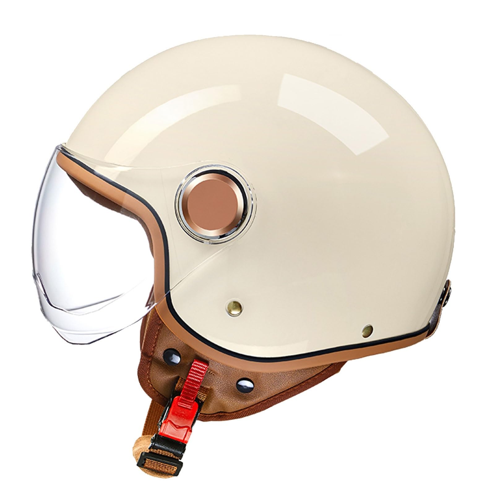 Amazon.co.jp: 大人用 3/4 オープンフェイス バイクヘルメット