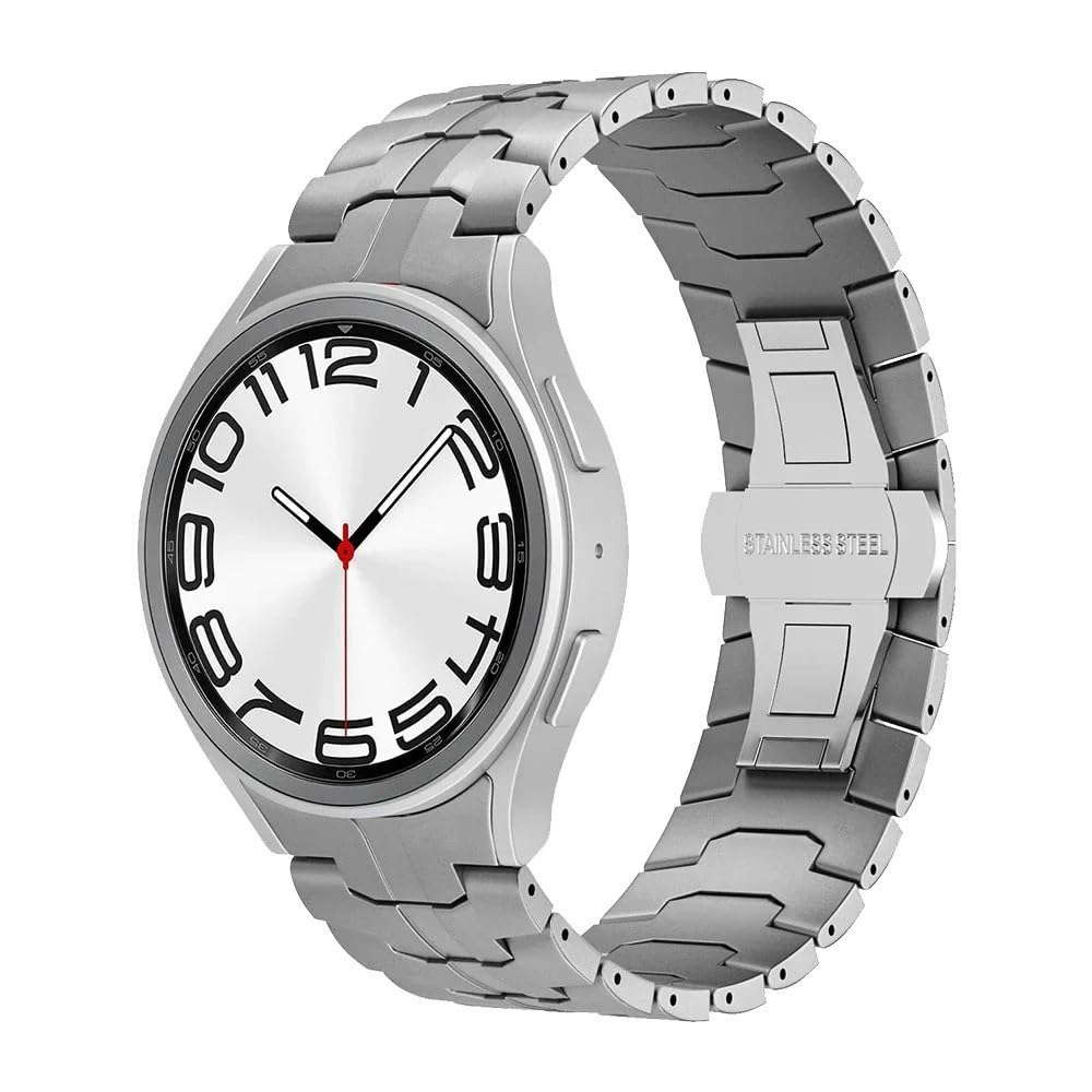Bracelet sans espace Galaxy Watch 7 acier ajustable contre l'usure - 8